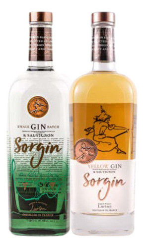 Sorgin Yellow Premium Distilled Gin 700ml François Lurton