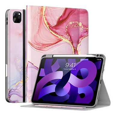 MoKo Marble Glitter Light Pink Case for iPad Pro 11 Inch 2021/2020
