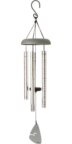 Carson Windspiel 'Angels Arms Sonnet' 76 Cm – Melodisch, Wetterfest, Mit Inspirierenden Botschaften
