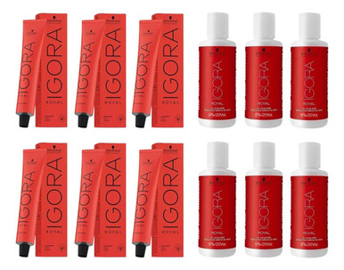 Schwarzkopf Professional Igora Royal 6 Hair Color Tints + 6