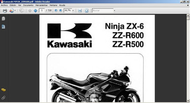 Kawasaki Ninja ZZR 600 500 ZX-6 Service and Repair Manual