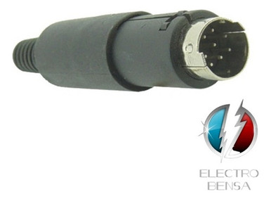 CN Mini Din Connector 8 Pin Male With Flexible Tail