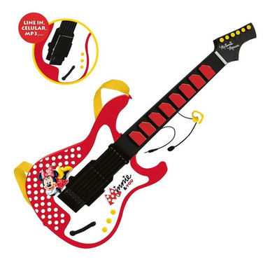 Minnie Electric Guitar with Microphone 5251 Melodies Nikko