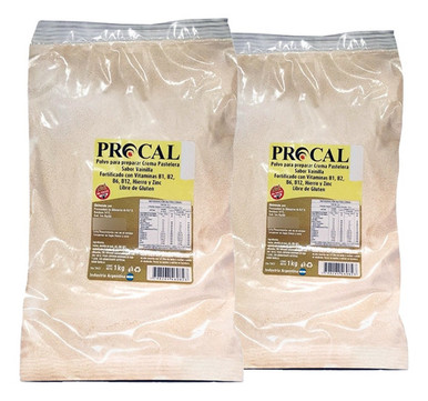 Procal Pastry Cream Powder Gluten-Free 1kg X2