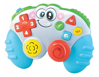 Happkid Bilingual Educational Game Controller Joystick for Kids with Sounds