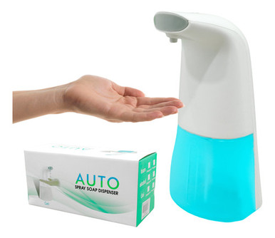 Home Basics Automatic Sensor Soap, Alcohol, and Detergent Dispenser