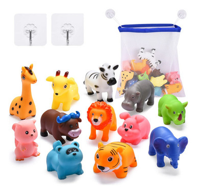 Hezzes Zoo Wild Animal - Bath Toys for Babies