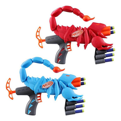 NERF セット 複数モデル Nerf Elite 2.0 Blue Tetrad Commander Quadfire Blaster Gun Lot & 2