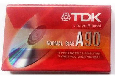 TDK AD-C90 Used Audio Cassette Tape Pre-recorded Sold as Blank 1977 - UK