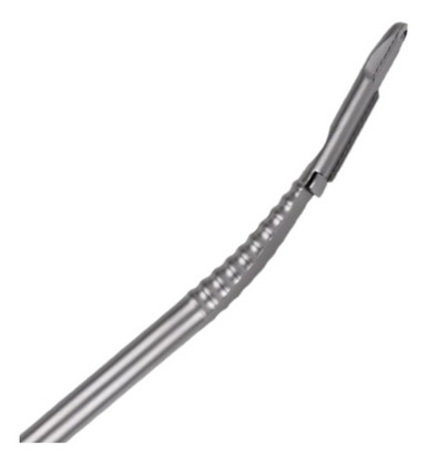 Medisporex Curved Bone Scraper Surgical Instrument