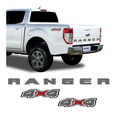 Ford Ranger Stickers 2x 4x4 Decals + 1 Ranger Tailgate Sticker