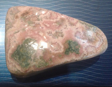 La Roca Rosa Roca Mineral Rodocrosita Rosa Del Inca Malaquita Cobre