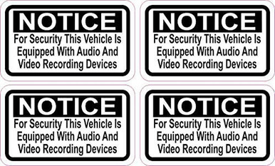 Red Audio Control Sticker StickerTalk Audio Recording Vinyl Adhesive Stickers