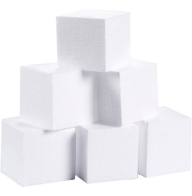 TelgoxDiseño High-Density Polystyrene Cubes 6cm x 6cm x 10 Units