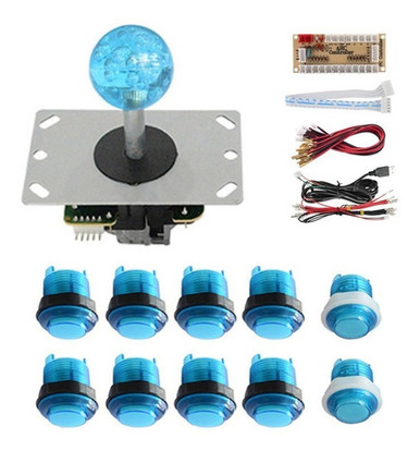 Blee Kit Arcade Joystick, LED Buttons 5V and Zero Delay