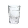 Solid based shot glass, lined at 1oz. Perfect for use with calibrating grinders.