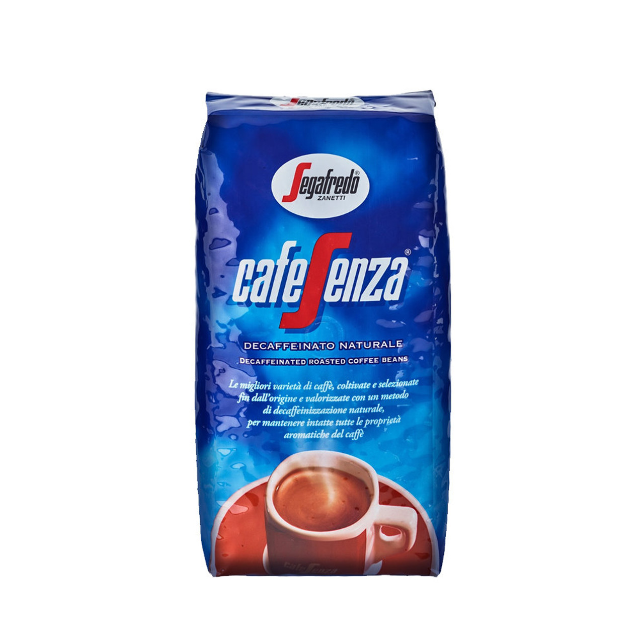 Segafredo CafeSenza Decaffeinated Coffee Beans 1Kg - CCBarista