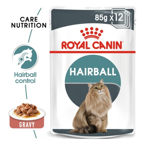 FELINE CARE NUTRITION HAIRBALL GRAVY (WET FOOD POUCHES)1X85G