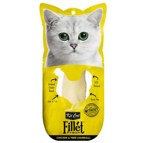 Kit Cat Purr Puree Chicken & Fiber (Hairball)