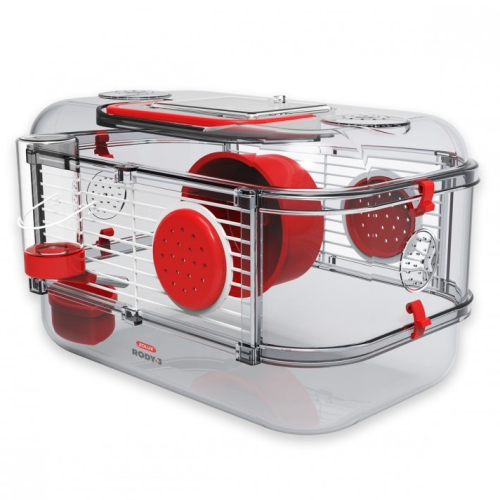 RODY 3 MINI RODENT CAGE GRENADI RED