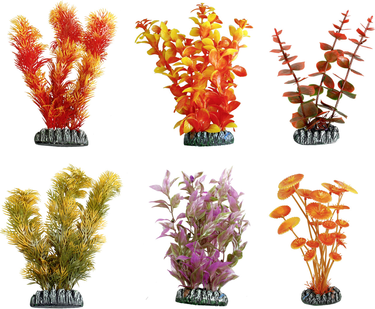 AQ. PLANT PLASTIC CUBA ASS L
