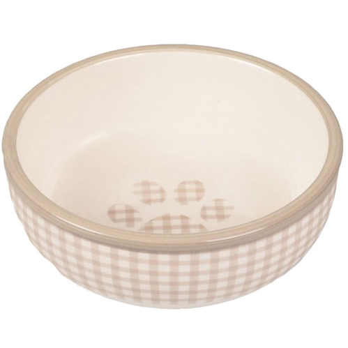 BOWL CAT MYLO CERAMIC BLK/WH 310ML