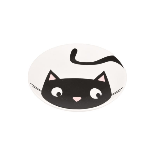 DISH CAT GUUS CER WHITE 30ML12.7CM