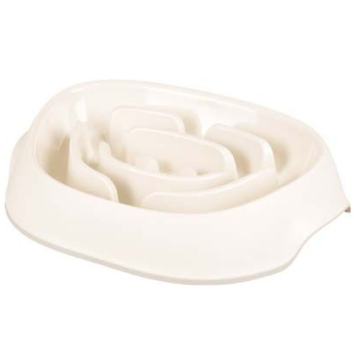 BOWL EXQI SLOWFEEDER WHITE 950ML