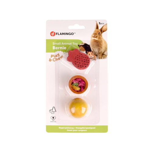 SAT BERNIE WOOD+LOOFAH 3PCS