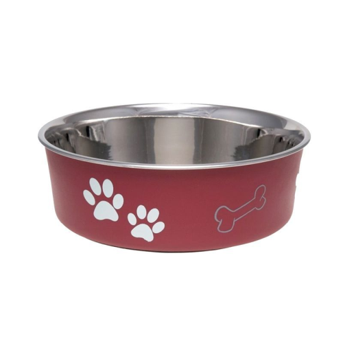 DOG DISH INOX BELLA KENA RED 12CM