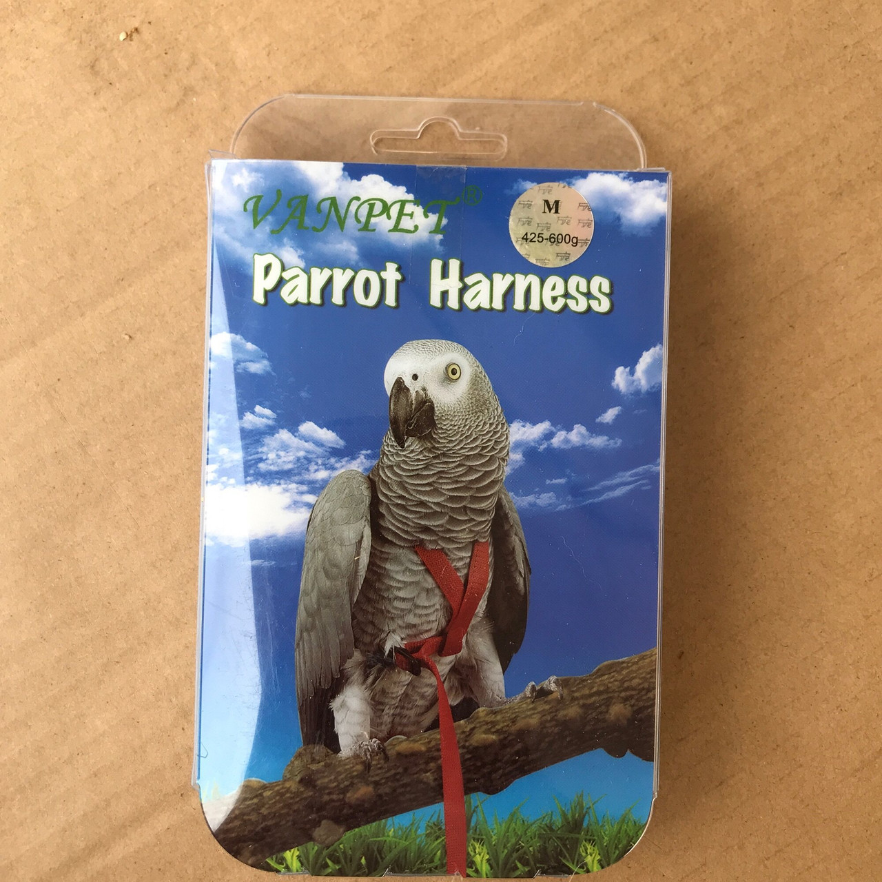 VANPET PARROT HARNESS MED 425-600G - D1