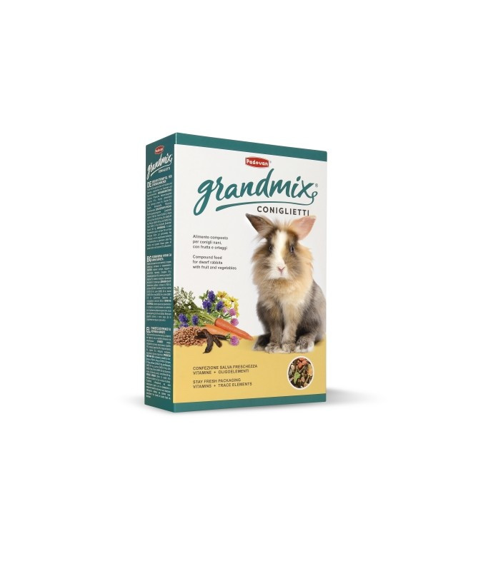 Padovan Grandmix Coniglieti(Bunnies) For Rabbit 850G