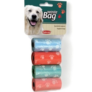 PADOVAN WASTE BAGS MIXED COLOR 4X20