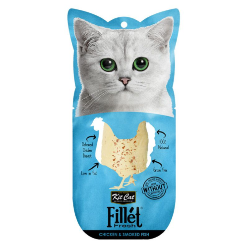 KITCAT FILLET CHICK&SMOKED FISH 30G