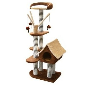 FAUNA SAGRADA CAT SCRATCH POLE BRN
