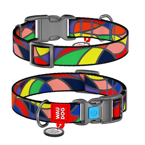 WAUDOG COLLAR NYLON VITRAGE 24-40CM