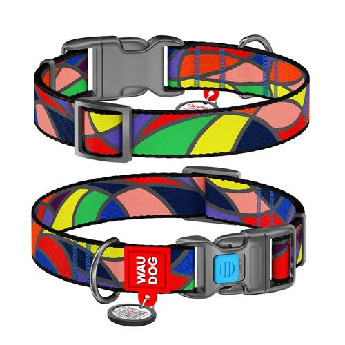 WAUDOG COLLAR NYLON VITRAGE 35-58CM
