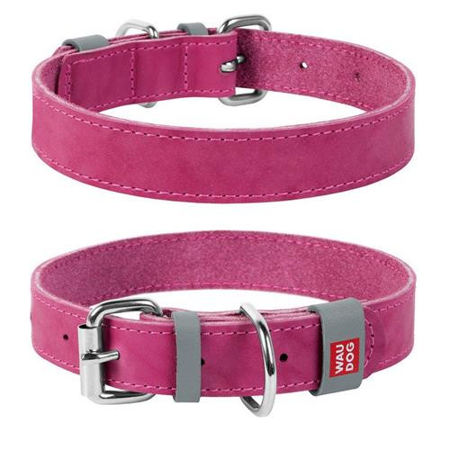 WAUDOG COLLAR CLASSIC LEATH 19-25PK