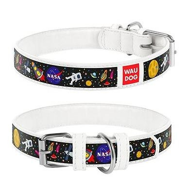 WAUDOG COLLAR NASA LEATH 30-39WHI