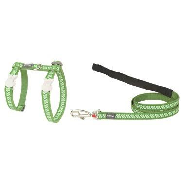 Cat H&L Combo Reflective Ziggy LGrn