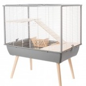 ZOLUX-NEO MUKI LARGE RODENT CAGE - GREY