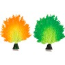 DECORATION FLUO LEAF CORAL ASS