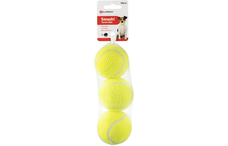 Tennis Balls Yellow 3 Pieces 6cm