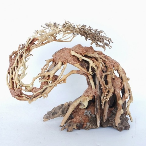DRAGON-LIKE WOOD TREE - SMALL / 22X15X10CM