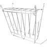 FEED RACK CLOSABLE+SPIKE FOR FRUIT JAX CHROME 20x8,5x17CM