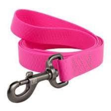 Dog lead WAUDOG Waterproof soft and durable (width 20 mm, length 122 сm) pink