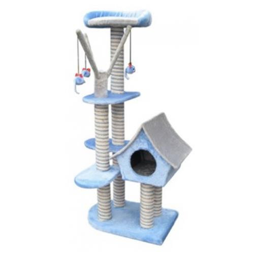 SAGRADA CAT SCRATCHING POLE - BLUE