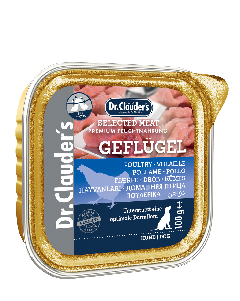 Dr Clauder Dog Selected Prebiotics Chicken 100g