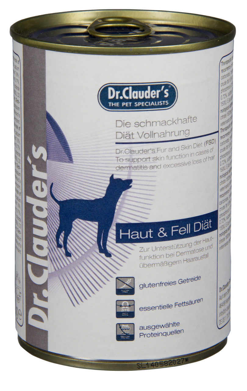 DR CLAUDER Diet FSD Fur & Skin 400g
