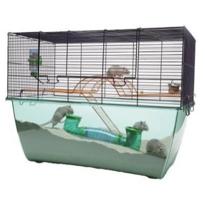 Savic Habitat Xl Navy Blue Gerbil Cage 70 X 37 X 52 Cm